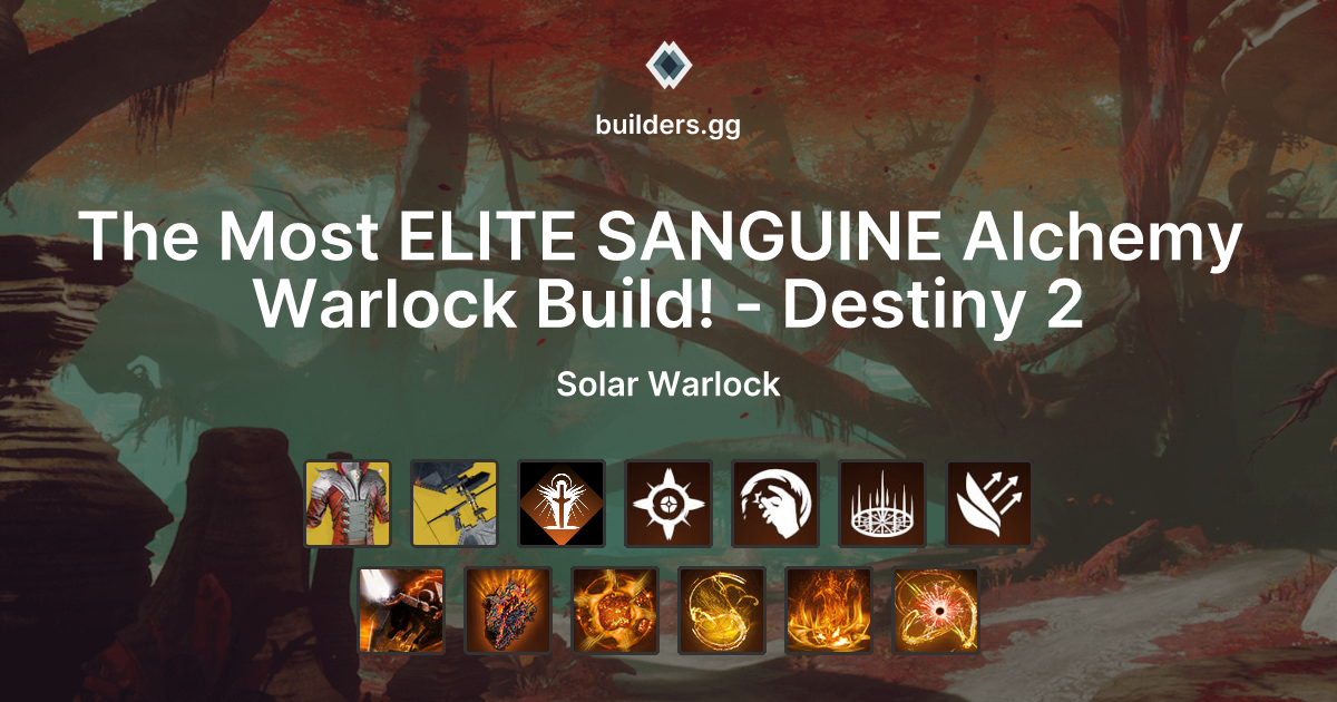 Sanguine anarchy warlock build (awvmfvi) builders.gg